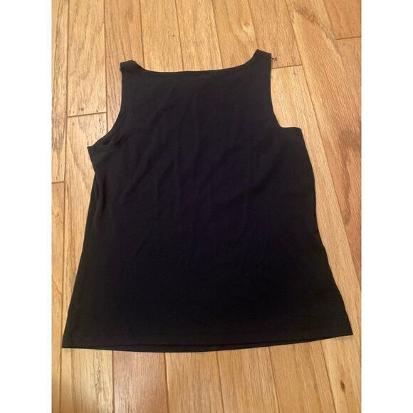 Ann Taylor, women's black classic black sleeveless top size SP - Picture 3 of 6